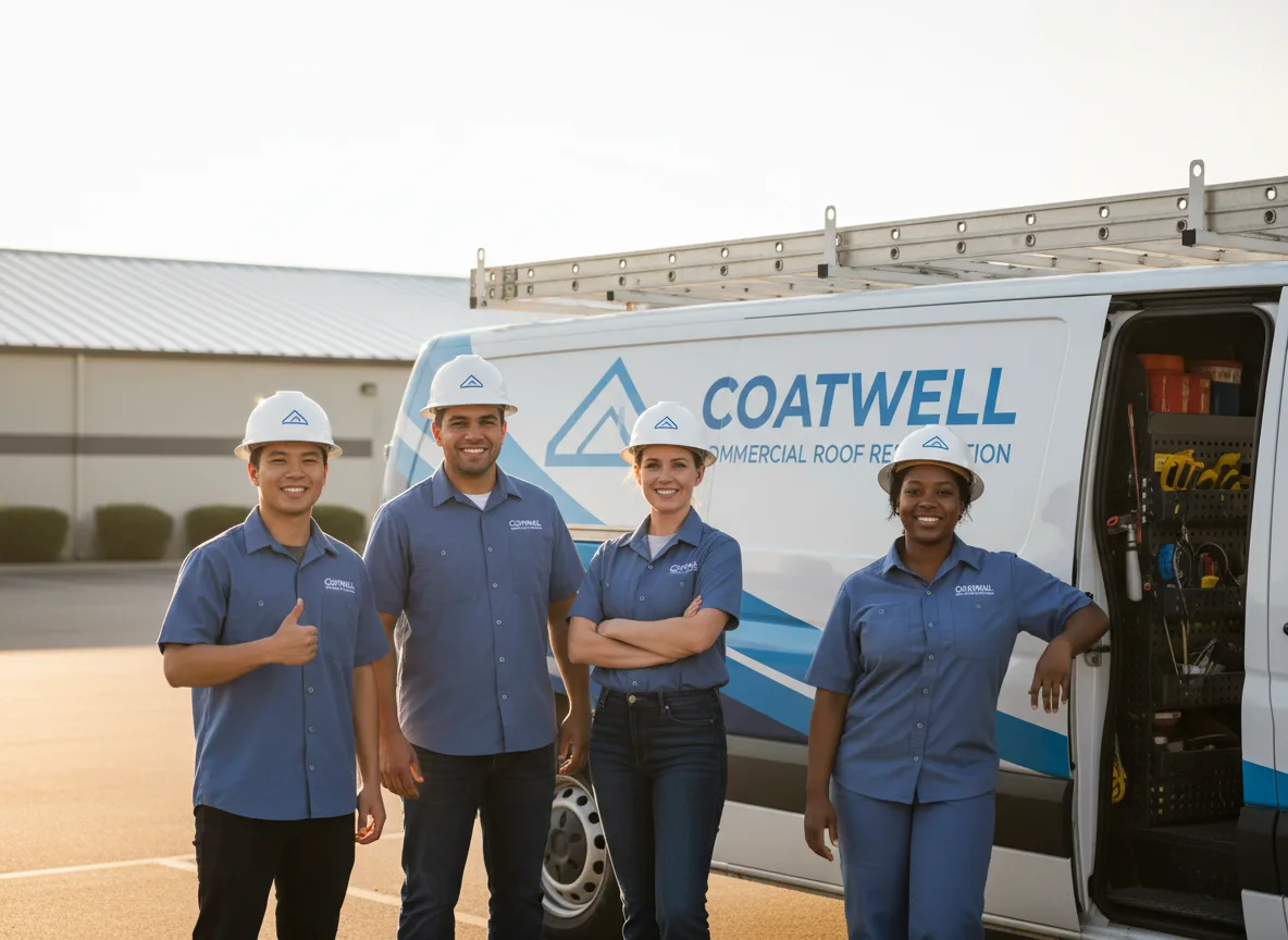 Commercial roof coating company in Lenapah, OK